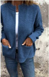 Blauw / 5XL (52)